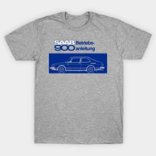 SAAB 900 - German owners handbook T-Shirt